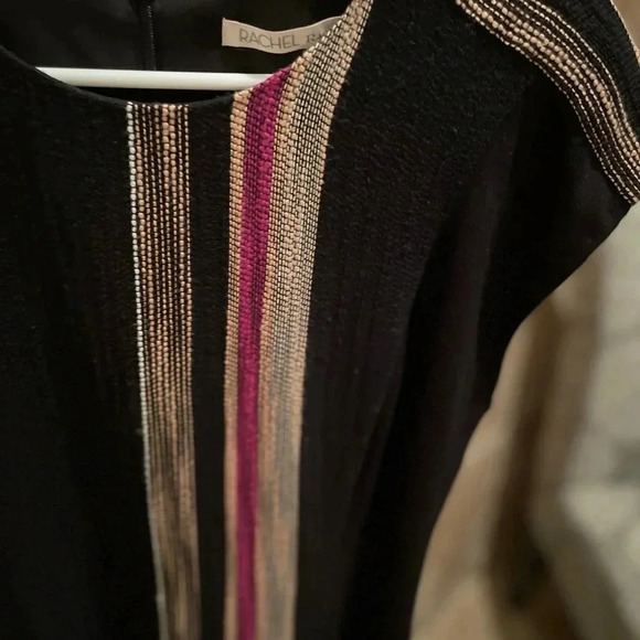 NWOT Mid Century modern textured dress Cocktail/Monochrome/Minimalist - Picture 5 of 10